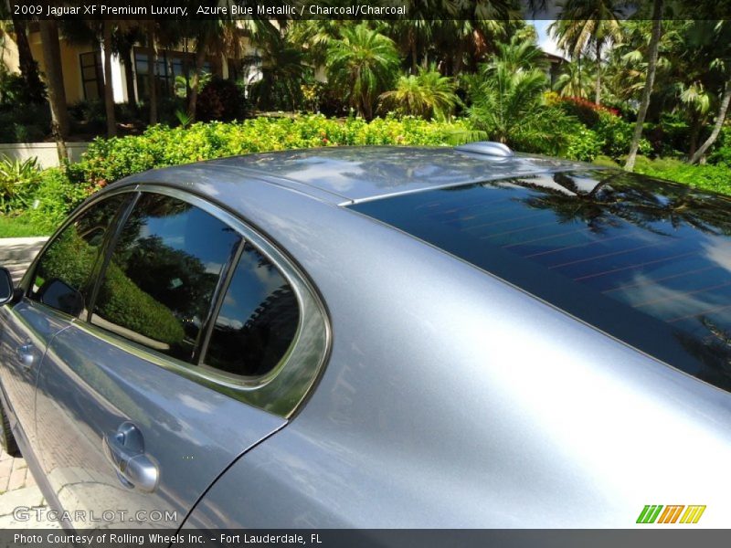 Azure Blue Metallic / Charcoal/Charcoal 2009 Jaguar XF Premium Luxury