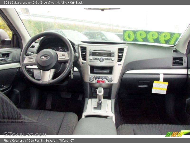 Steel Silver Metallic / Off-Black 2011 Subaru Legacy 2.5i