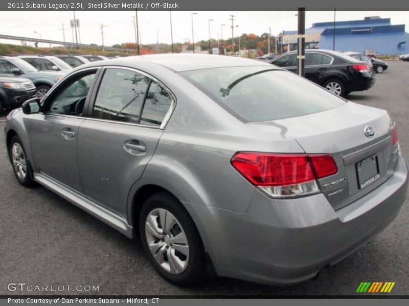 Steel Silver Metallic / Off-Black 2011 Subaru Legacy 2.5i