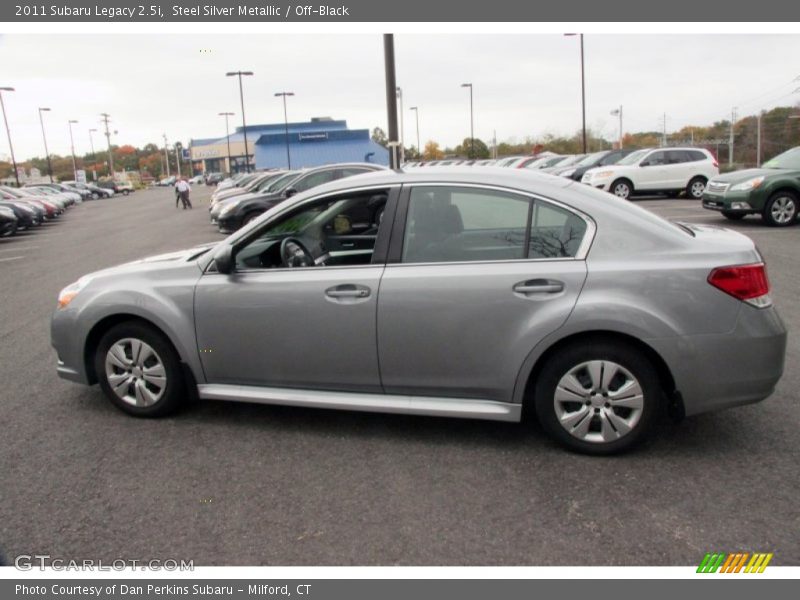 Steel Silver Metallic / Off-Black 2011 Subaru Legacy 2.5i