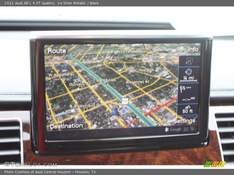 Navigation of 2013 A8 L 4.0T quattro