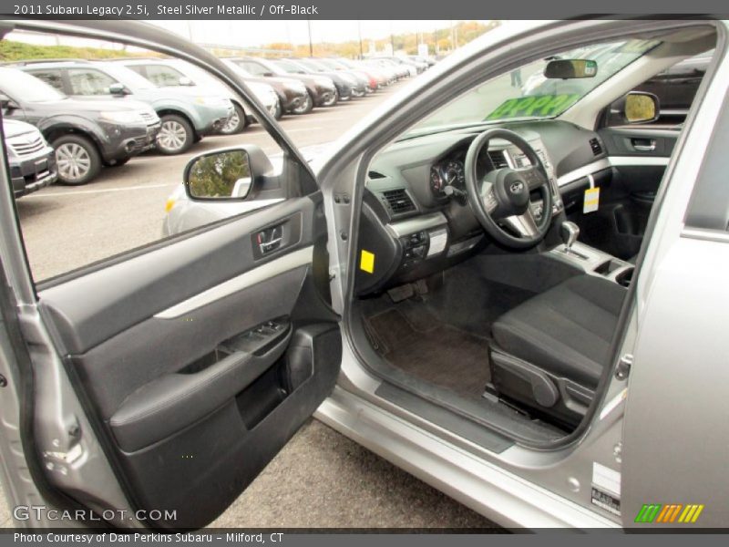Steel Silver Metallic / Off-Black 2011 Subaru Legacy 2.5i