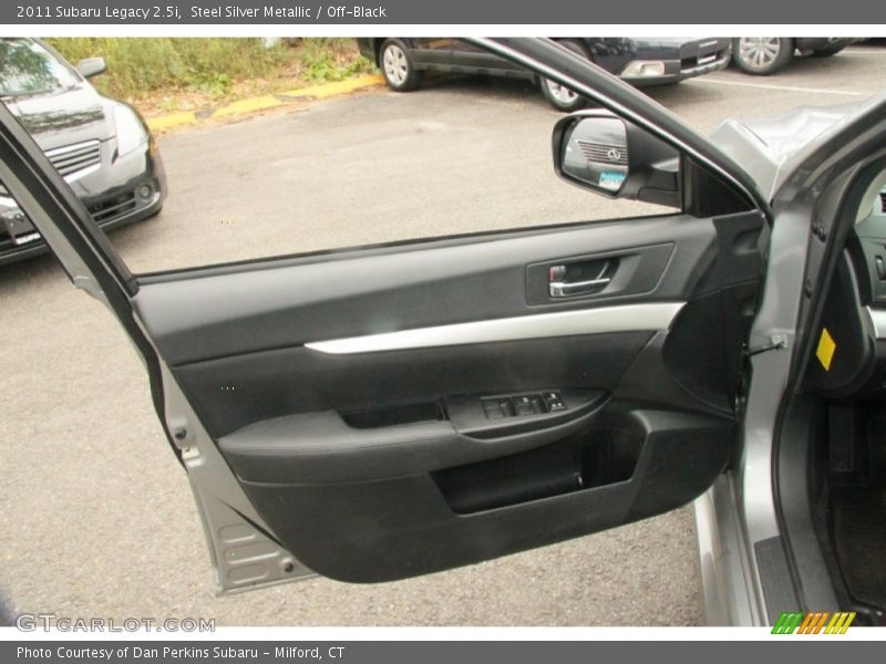 Steel Silver Metallic / Off-Black 2011 Subaru Legacy 2.5i