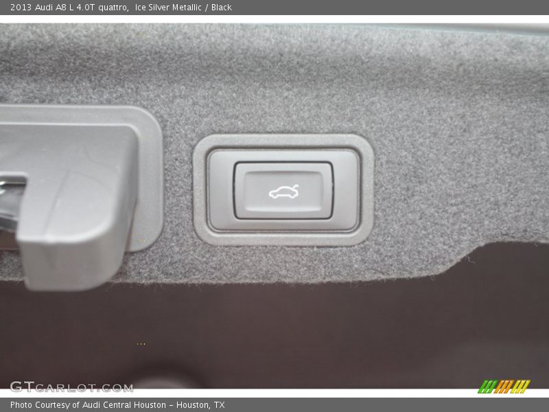 Ice Silver Metallic / Black 2013 Audi A8 L 4.0T quattro