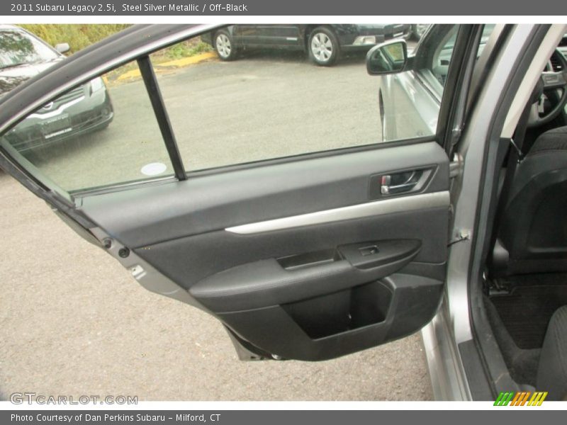 Steel Silver Metallic / Off-Black 2011 Subaru Legacy 2.5i