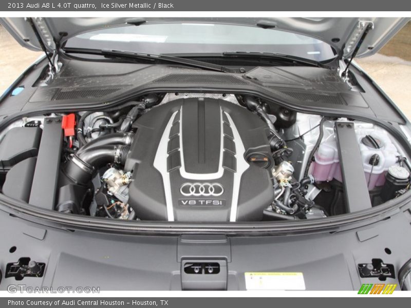  2013 A8 L 4.0T quattro Engine - 4.0 Liter FSI Twin-Turbocharged DOHC 32-Valve VVT V8