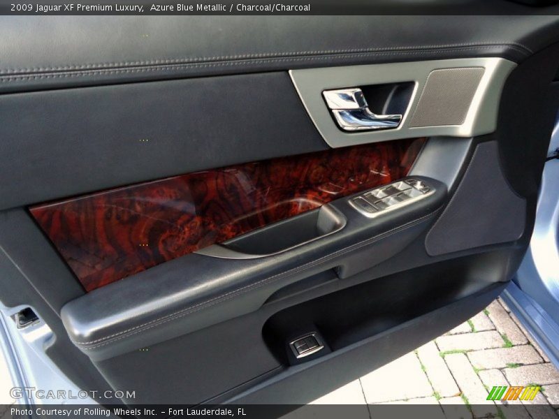 Azure Blue Metallic / Charcoal/Charcoal 2009 Jaguar XF Premium Luxury