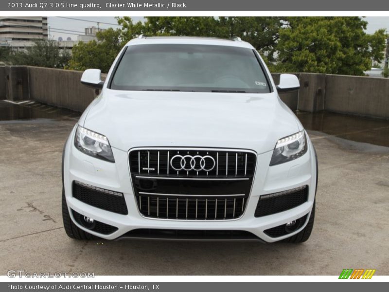Glacier White Metallic / Black 2013 Audi Q7 3.0 S Line quattro