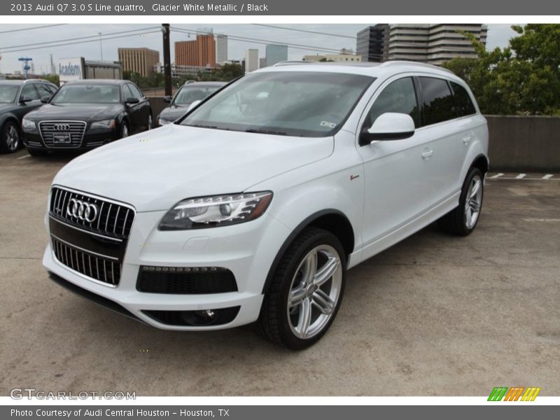 Glacier White Metallic / Black 2013 Audi Q7 3.0 S Line quattro