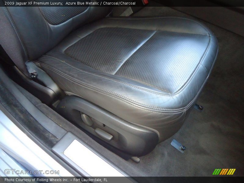 Azure Blue Metallic / Charcoal/Charcoal 2009 Jaguar XF Premium Luxury
