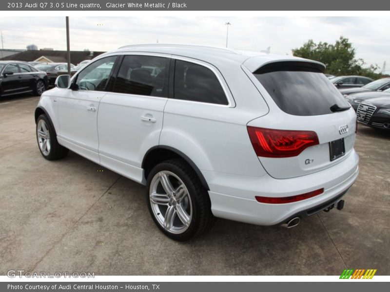 Glacier White Metallic / Black 2013 Audi Q7 3.0 S Line quattro