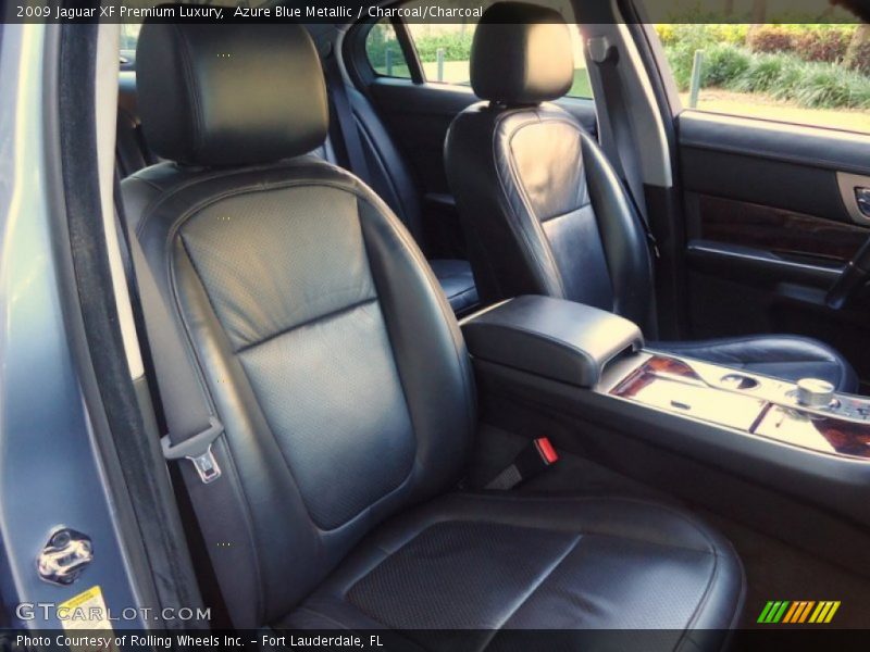 Azure Blue Metallic / Charcoal/Charcoal 2009 Jaguar XF Premium Luxury