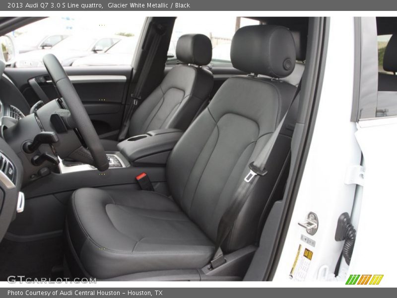 Front Seat of 2013 Q7 3.0 S Line quattro
