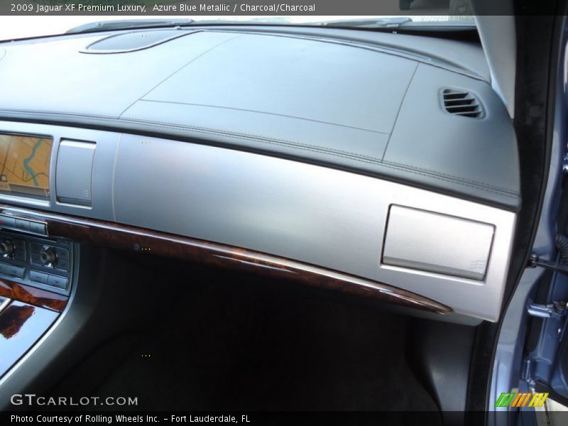 Azure Blue Metallic / Charcoal/Charcoal 2009 Jaguar XF Premium Luxury