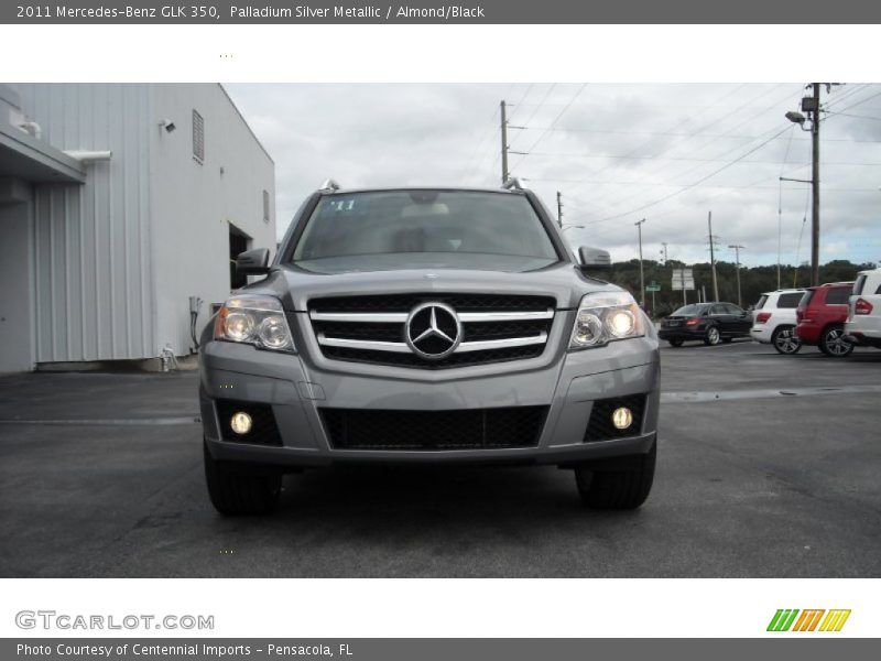 Palladium Silver Metallic / Almond/Black 2011 Mercedes-Benz GLK 350