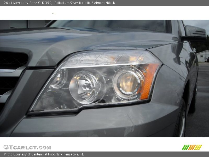 Palladium Silver Metallic / Almond/Black 2011 Mercedes-Benz GLK 350