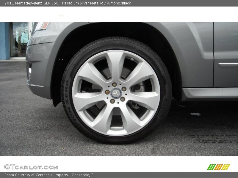 Palladium Silver Metallic / Almond/Black 2011 Mercedes-Benz GLK 350