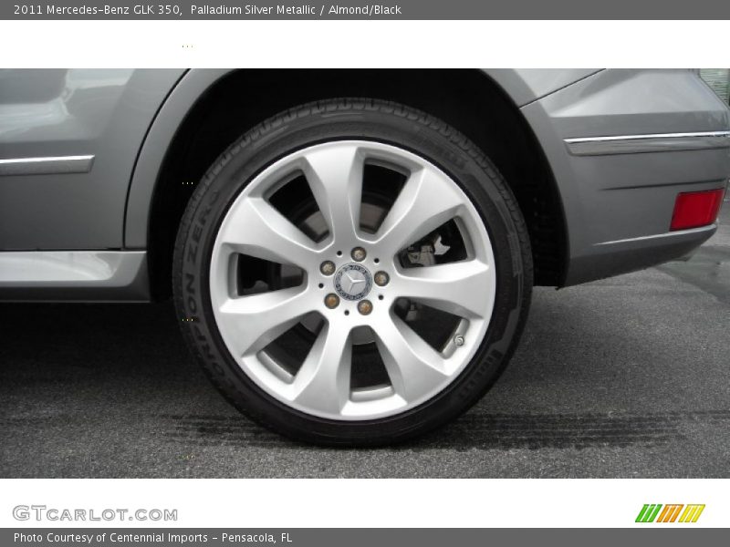 Palladium Silver Metallic / Almond/Black 2011 Mercedes-Benz GLK 350