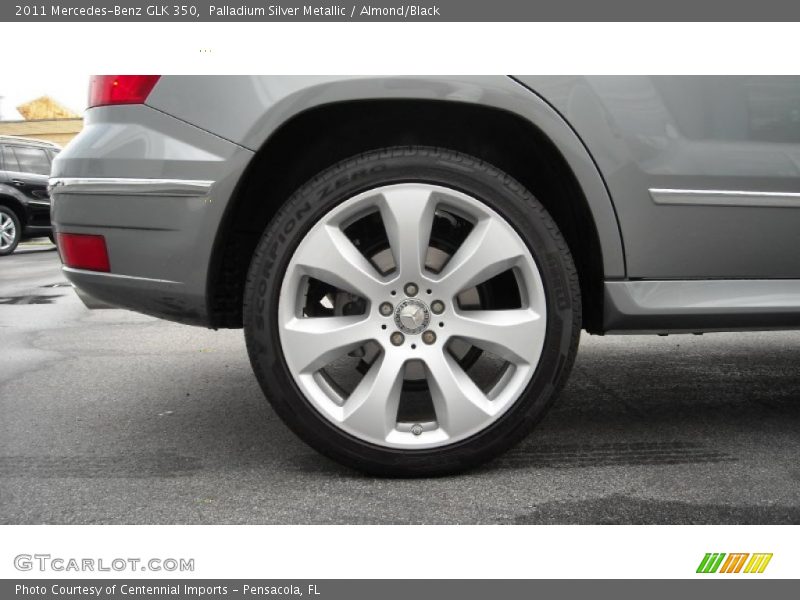 Palladium Silver Metallic / Almond/Black 2011 Mercedes-Benz GLK 350