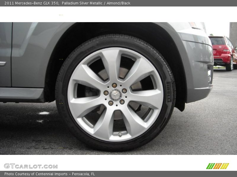 Palladium Silver Metallic / Almond/Black 2011 Mercedes-Benz GLK 350
