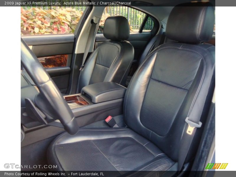 Azure Blue Metallic / Charcoal/Charcoal 2009 Jaguar XF Premium Luxury