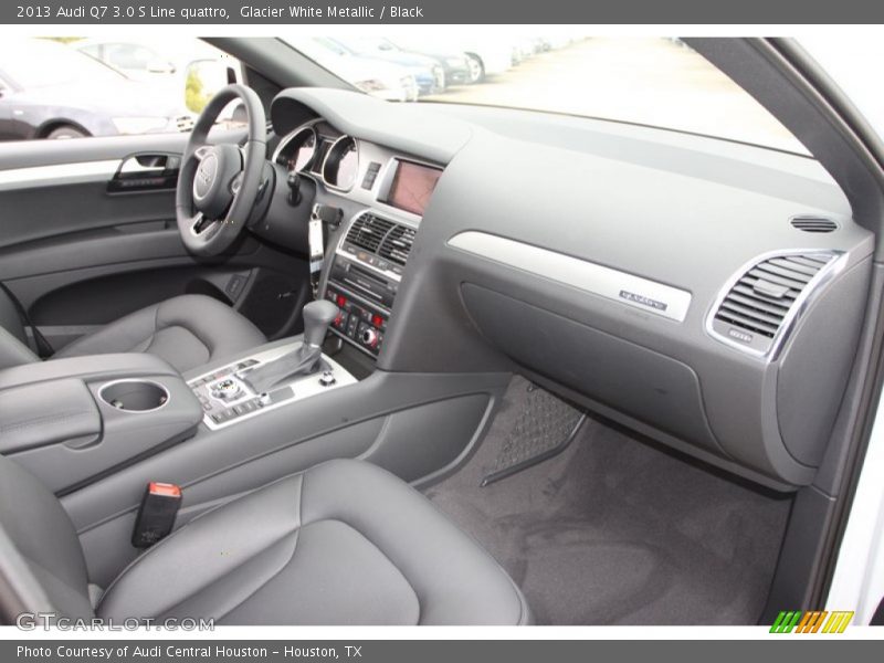 Glacier White Metallic / Black 2013 Audi Q7 3.0 S Line quattro