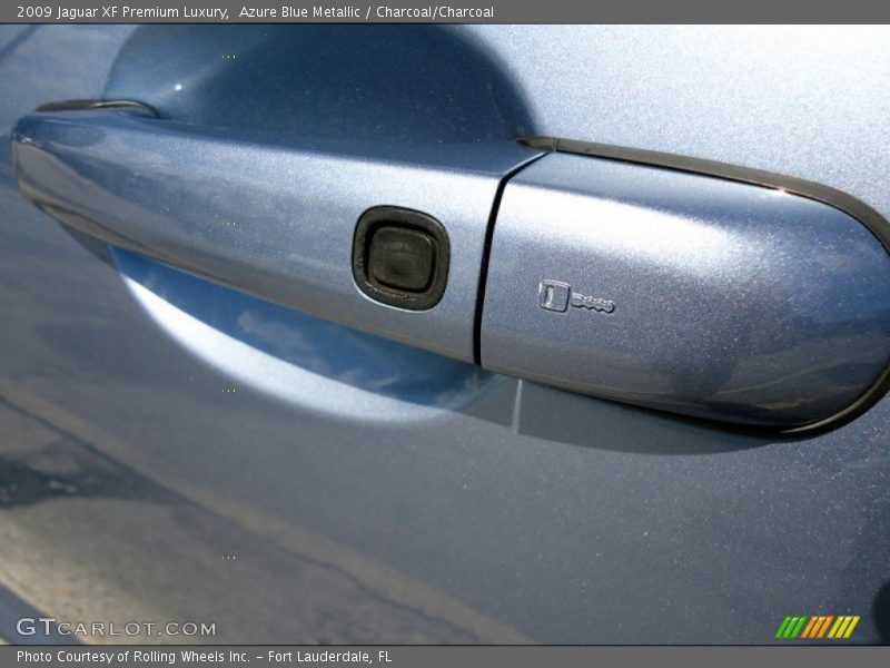 Azure Blue Metallic / Charcoal/Charcoal 2009 Jaguar XF Premium Luxury