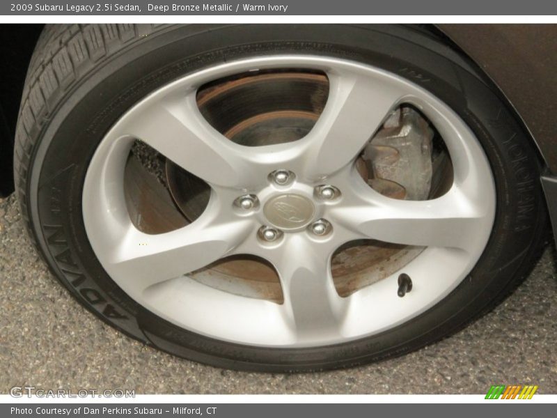 Deep Bronze Metallic / Warm Ivory 2009 Subaru Legacy 2.5i Sedan