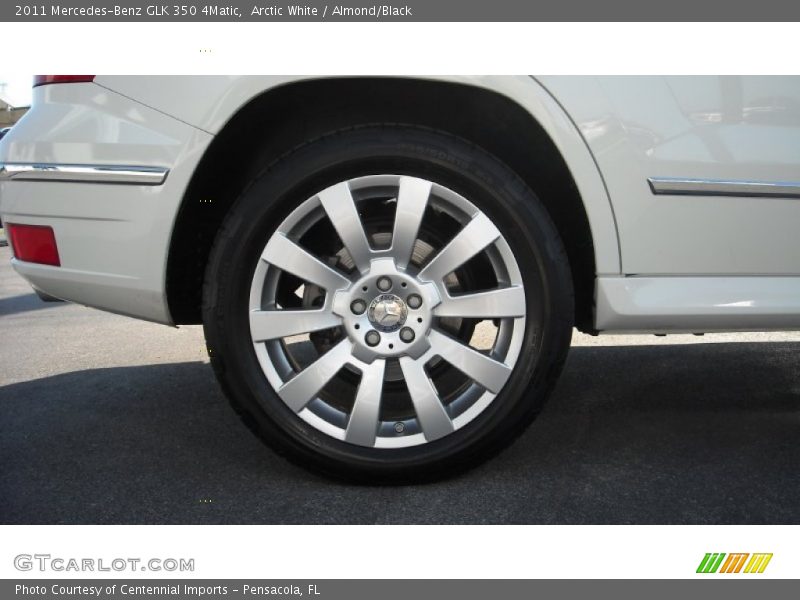 Arctic White / Almond/Black 2011 Mercedes-Benz GLK 350 4Matic
