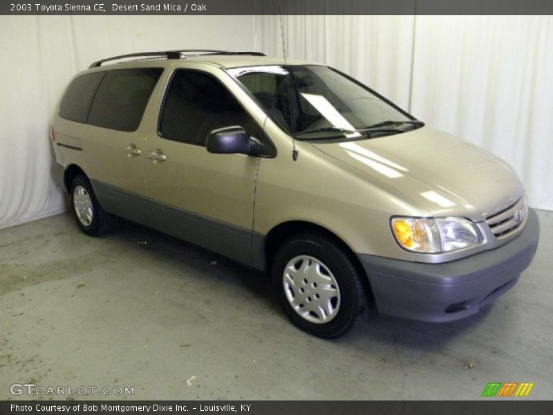 Desert Sand Mica / Oak 2003 Toyota Sienna CE