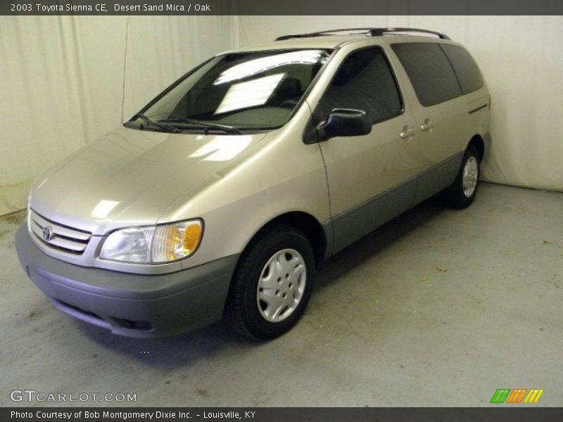 Desert Sand Mica / Oak 2003 Toyota Sienna CE