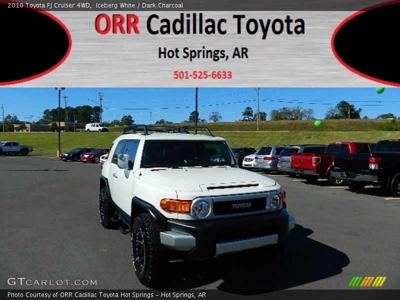 Iceberg White / Dark Charcoal 2010 Toyota FJ Cruiser 4WD