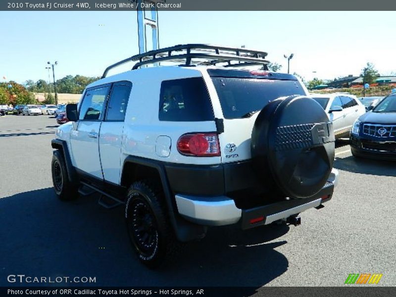 Iceberg White / Dark Charcoal 2010 Toyota FJ Cruiser 4WD