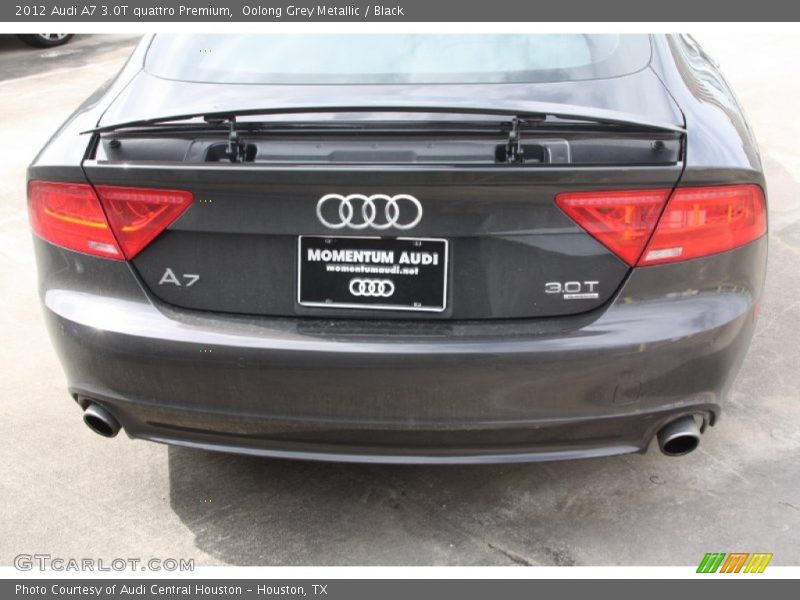 Oolong Grey Metallic / Black 2012 Audi A7 3.0T quattro Premium