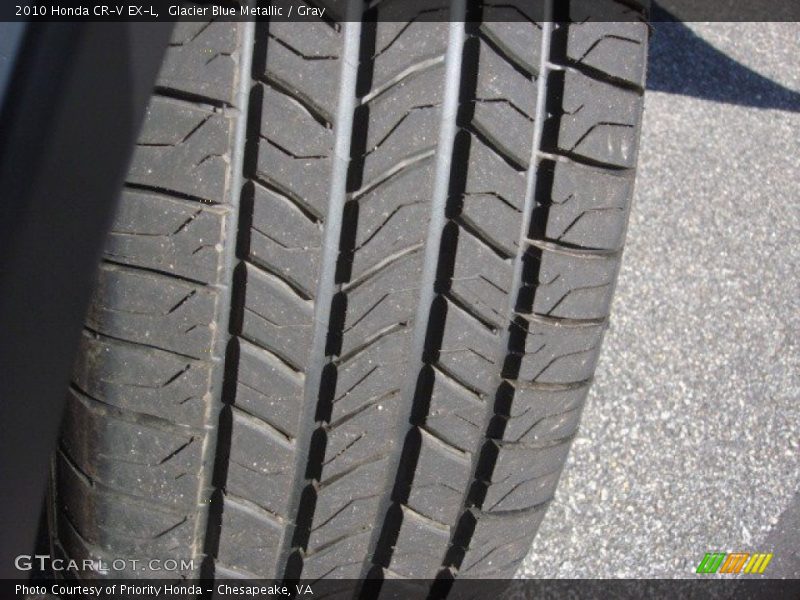 Glacier Blue Metallic / Gray 2010 Honda CR-V EX-L