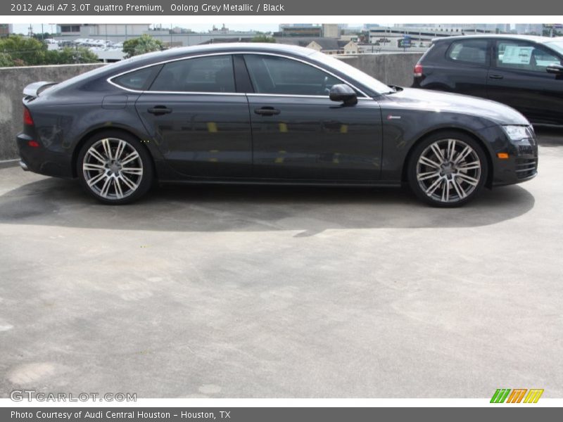 Oolong Grey Metallic / Black 2012 Audi A7 3.0T quattro Premium