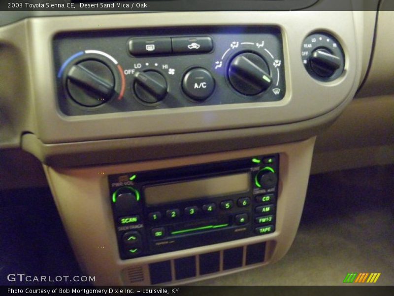 Desert Sand Mica / Oak 2003 Toyota Sienna CE