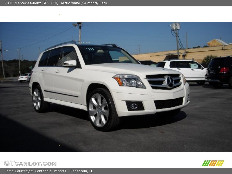 Arctic White / Almond/Black 2010 Mercedes-Benz GLK 350