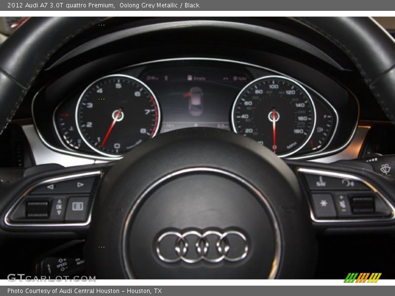 Oolong Grey Metallic / Black 2012 Audi A7 3.0T quattro Premium