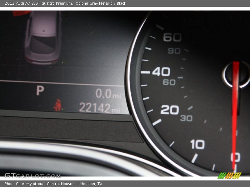 Oolong Grey Metallic / Black 2012 Audi A7 3.0T quattro Premium