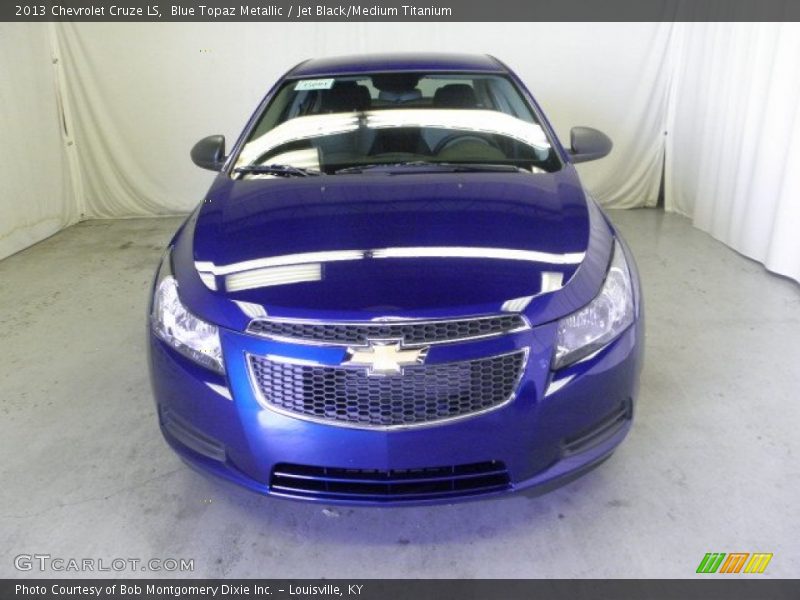 Blue Topaz Metallic / Jet Black/Medium Titanium 2013 Chevrolet Cruze LS