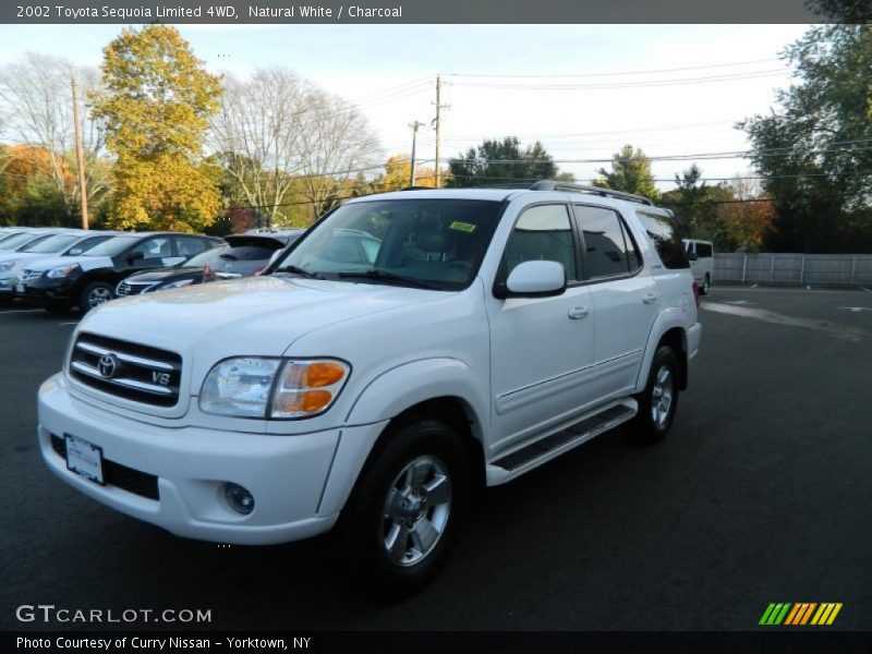 Natural White / Charcoal 2002 Toyota Sequoia Limited 4WD