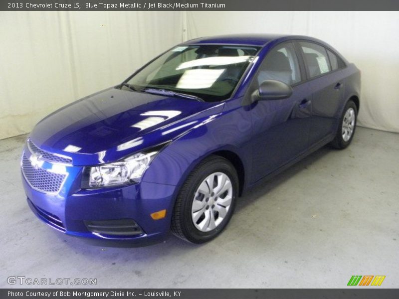 Blue Topaz Metallic / Jet Black/Medium Titanium 2013 Chevrolet Cruze LS