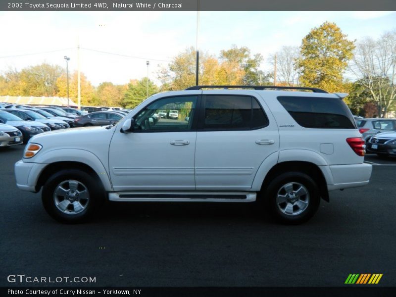 Natural White / Charcoal 2002 Toyota Sequoia Limited 4WD