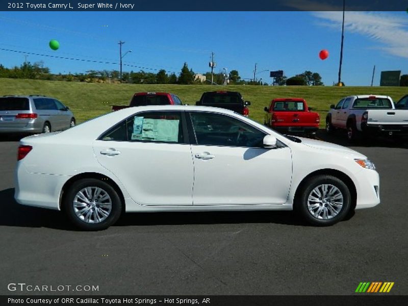 Super White / Ivory 2012 Toyota Camry L