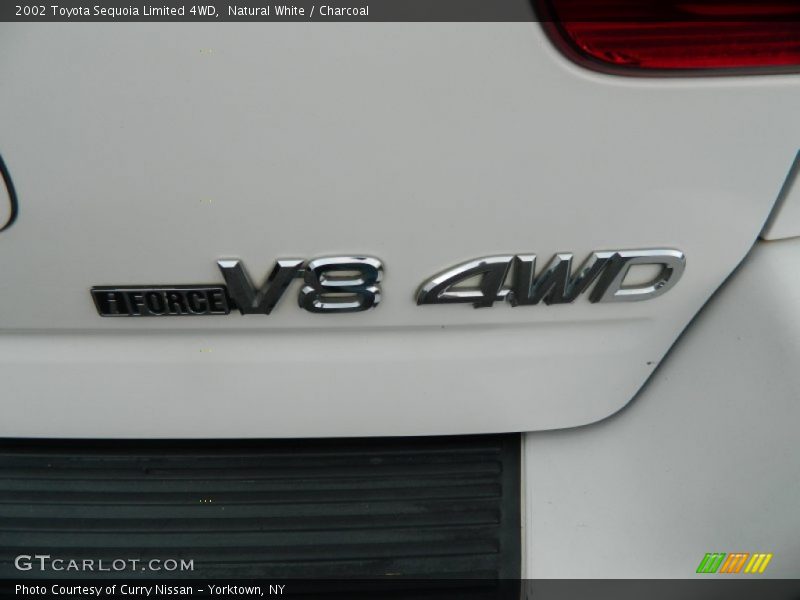 Natural White / Charcoal 2002 Toyota Sequoia Limited 4WD