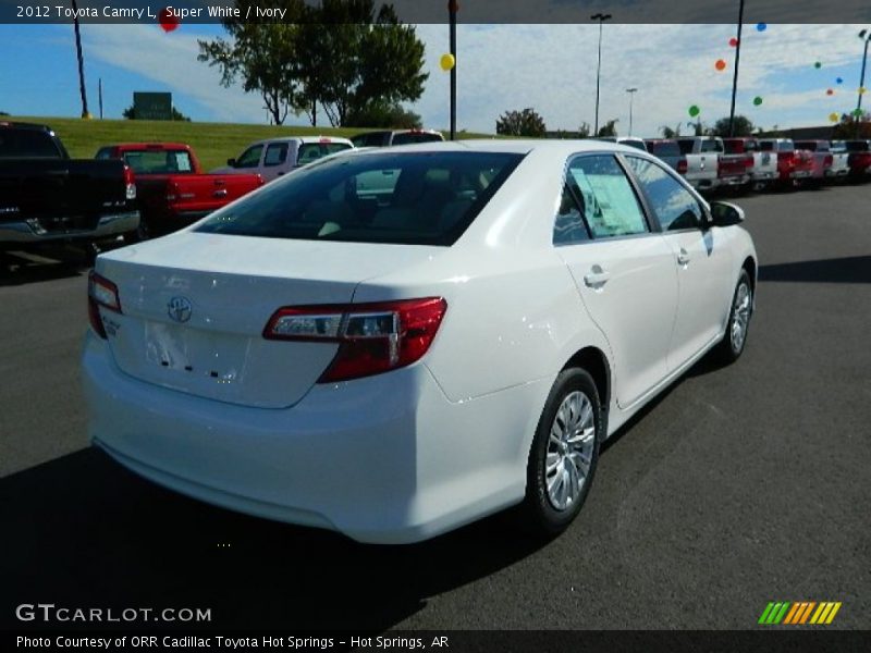 Super White / Ivory 2012 Toyota Camry L