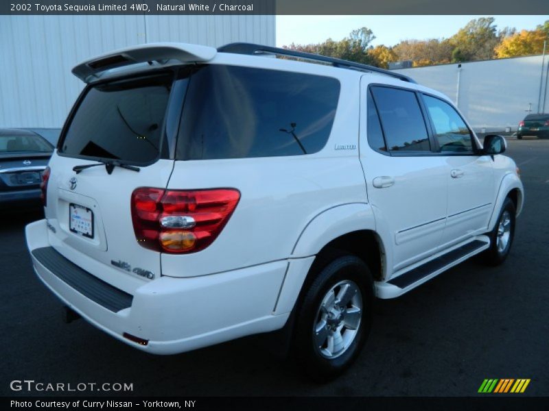 Natural White / Charcoal 2002 Toyota Sequoia Limited 4WD