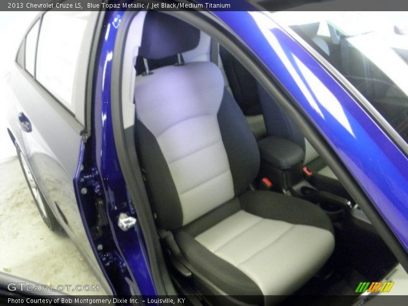 Blue Topaz Metallic / Jet Black/Medium Titanium 2013 Chevrolet Cruze LS