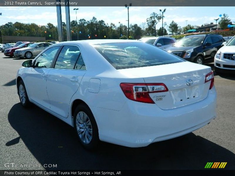 Super White / Ivory 2012 Toyota Camry L